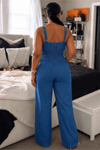 Macacão Siena – Pantalona com Alças Ajustáveis