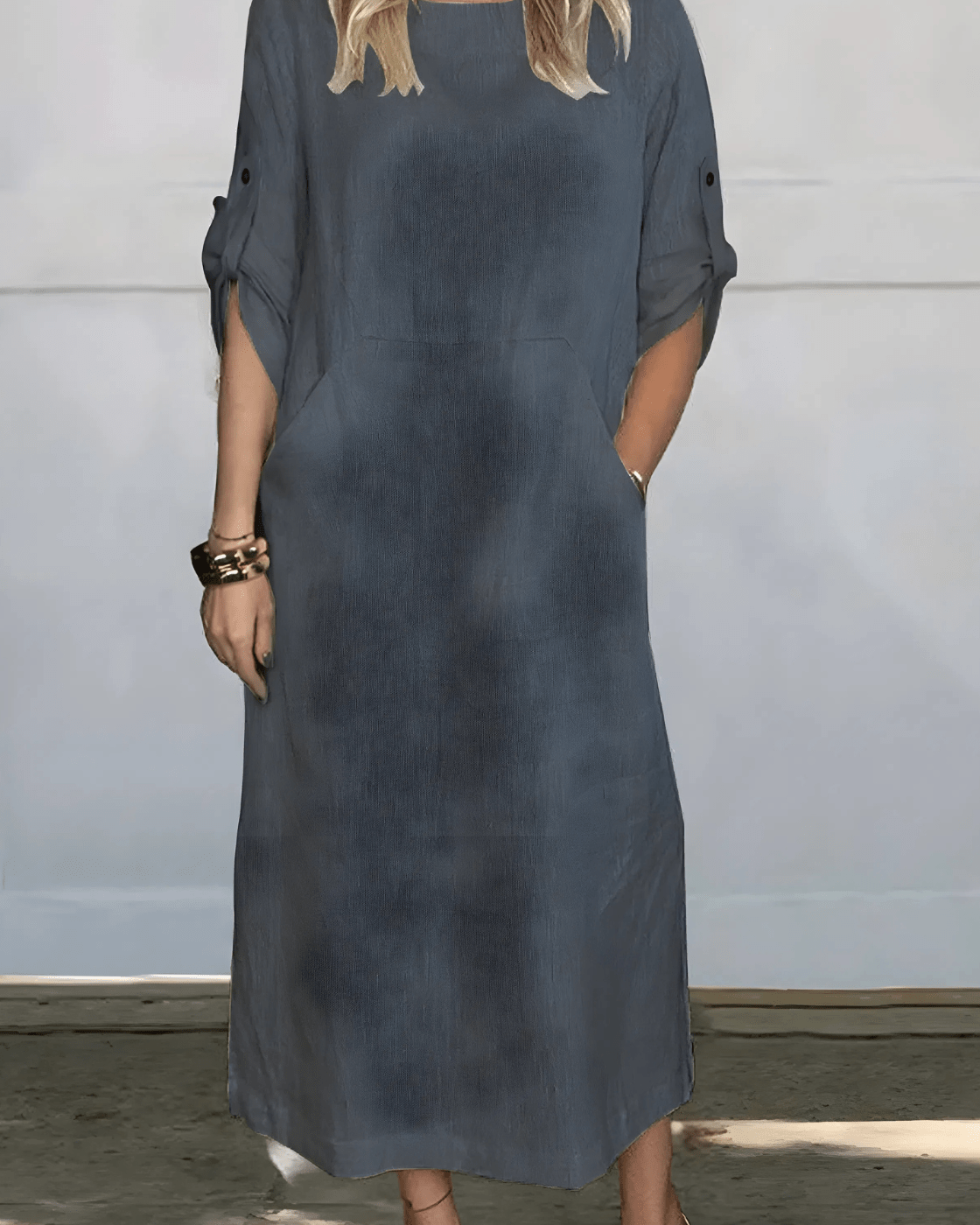 Vestido Casual Susan | Linho Puro - (Soltinho)
